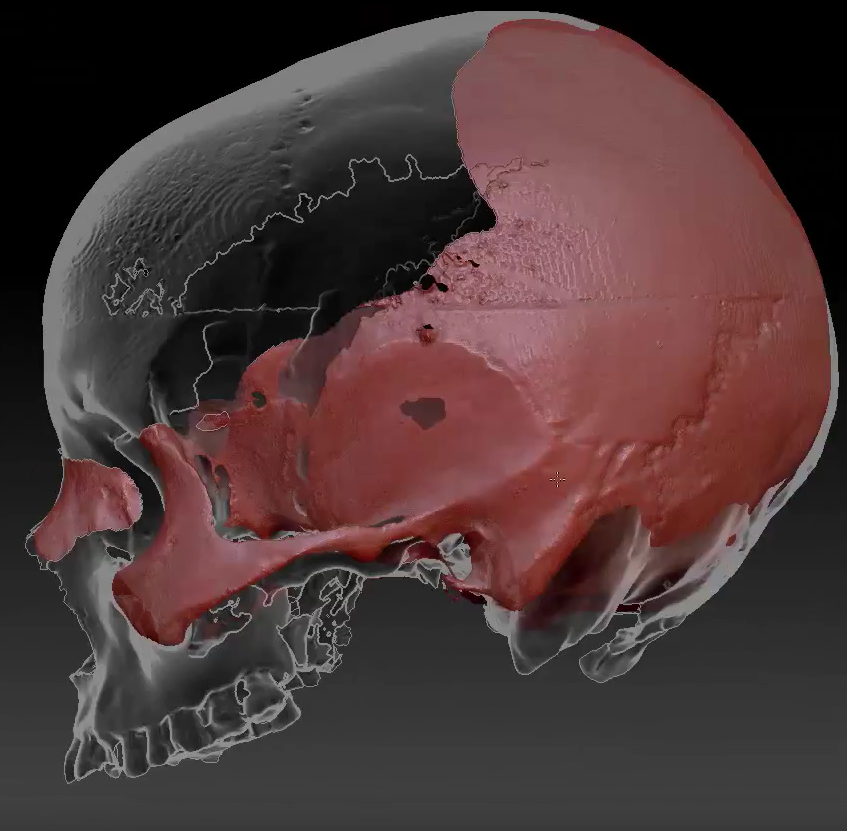 color skull